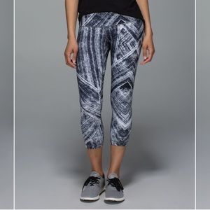 Lululemon Wunder Under Crop II Leggings Heathered